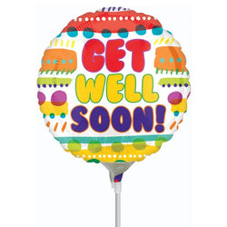 Get Well Soon Balloon On Stick