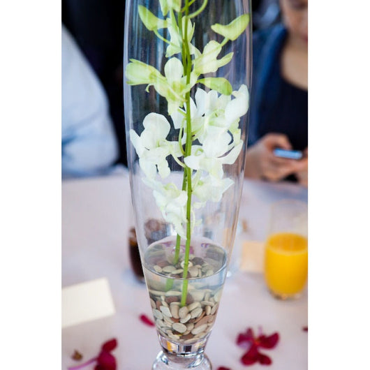 Table Centres - Simple Glass Vase